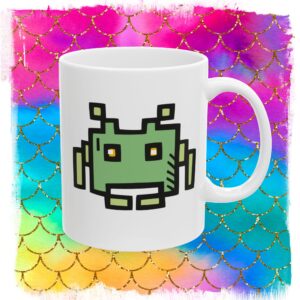 Sheldon Spaceman Invader 11 oz and 15 oz Mugs