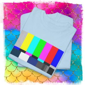 Sheldon Cooper TV Test Pattern Shirt: Big Bang Theory Fan Tee