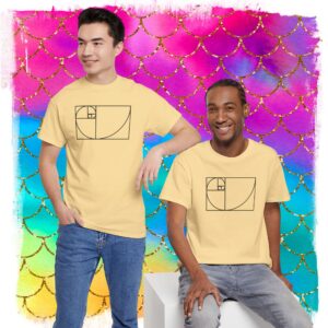 Sheldon Golden Spiral T-Shirt: Big Bang Fan Tee, Fibonacci Gift Tee