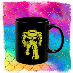 Sheldon Man-Bot Black Coffee Mugs 11oz 15oz