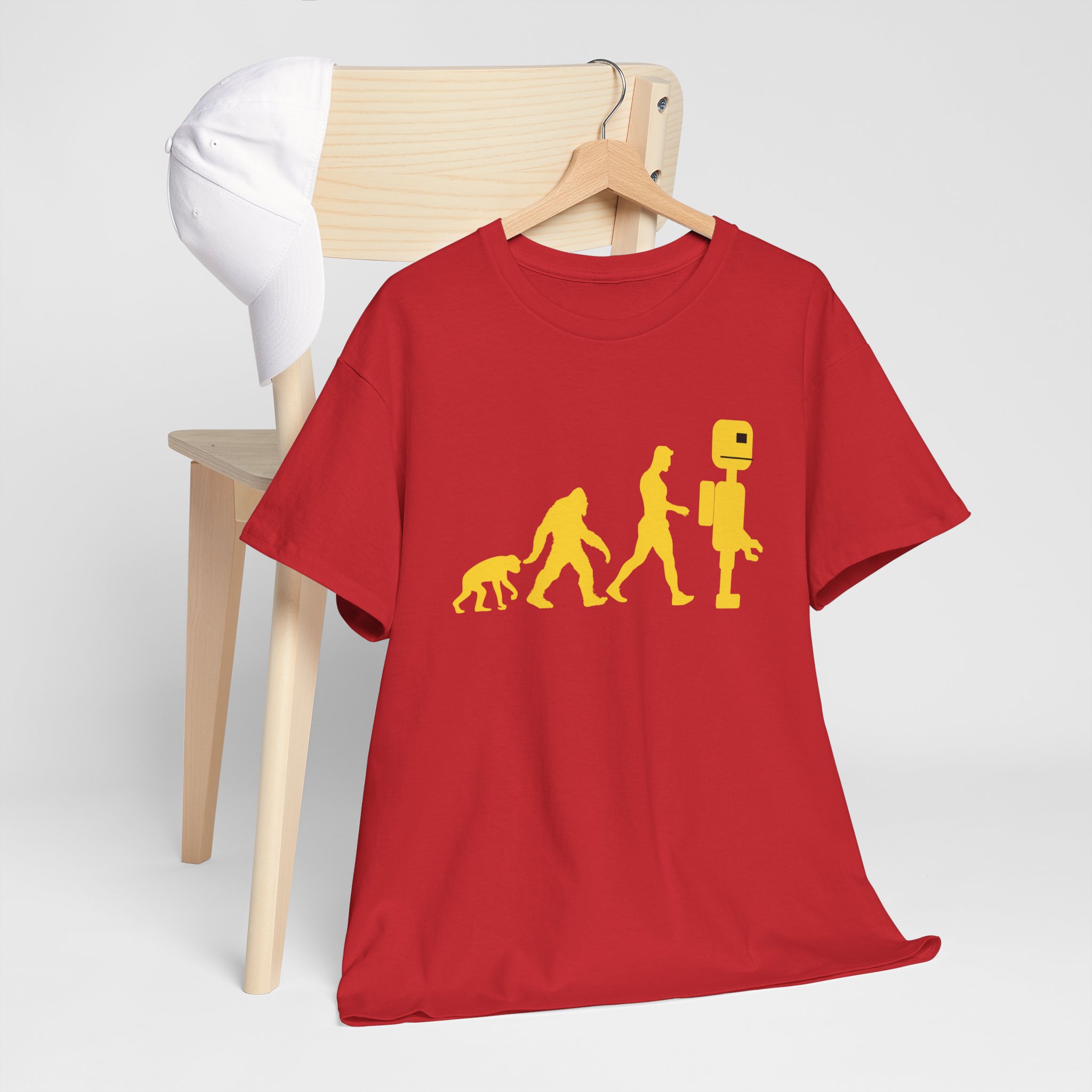 Sheldon Robot Evolution T-Shirt, The March of Progress - Image 3
