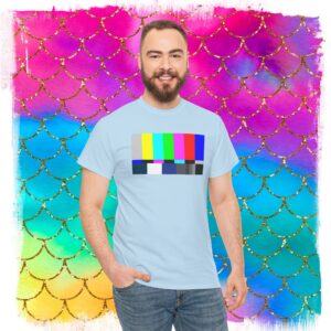 Sheldon Cooper TV Test Pattern Shirt: Big Bang Theory Fan Tee