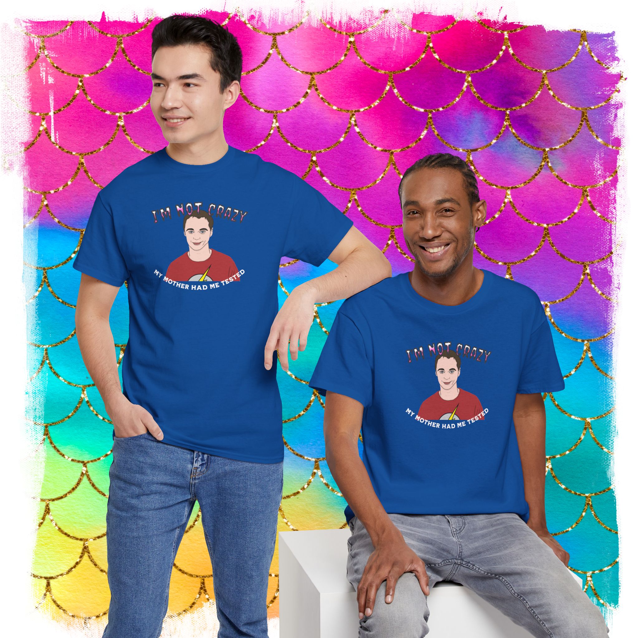 Sheldon Fans T-Shirt I'm Not Crazy Tee - Image 6