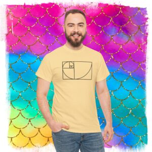 Sheldon Golden Spiral T-Shirt: Big Bang Fan Tee, Fibonacci Gift Tee