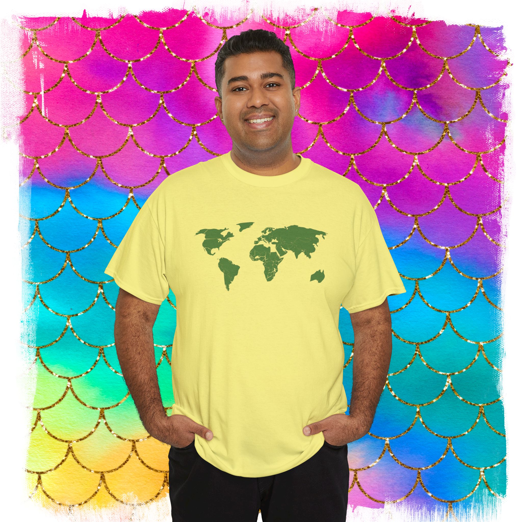 Sheldon World Map T-Shirt, Big Bang Lovers Tee - Image 3