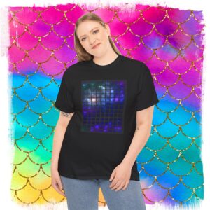 Sheldon Galaxy Grid T-Shirt “The Gyroscopic Collapse” Fan Tee