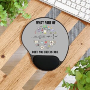 Sheldon Physics Math Mouse Pad with Wrist Rest