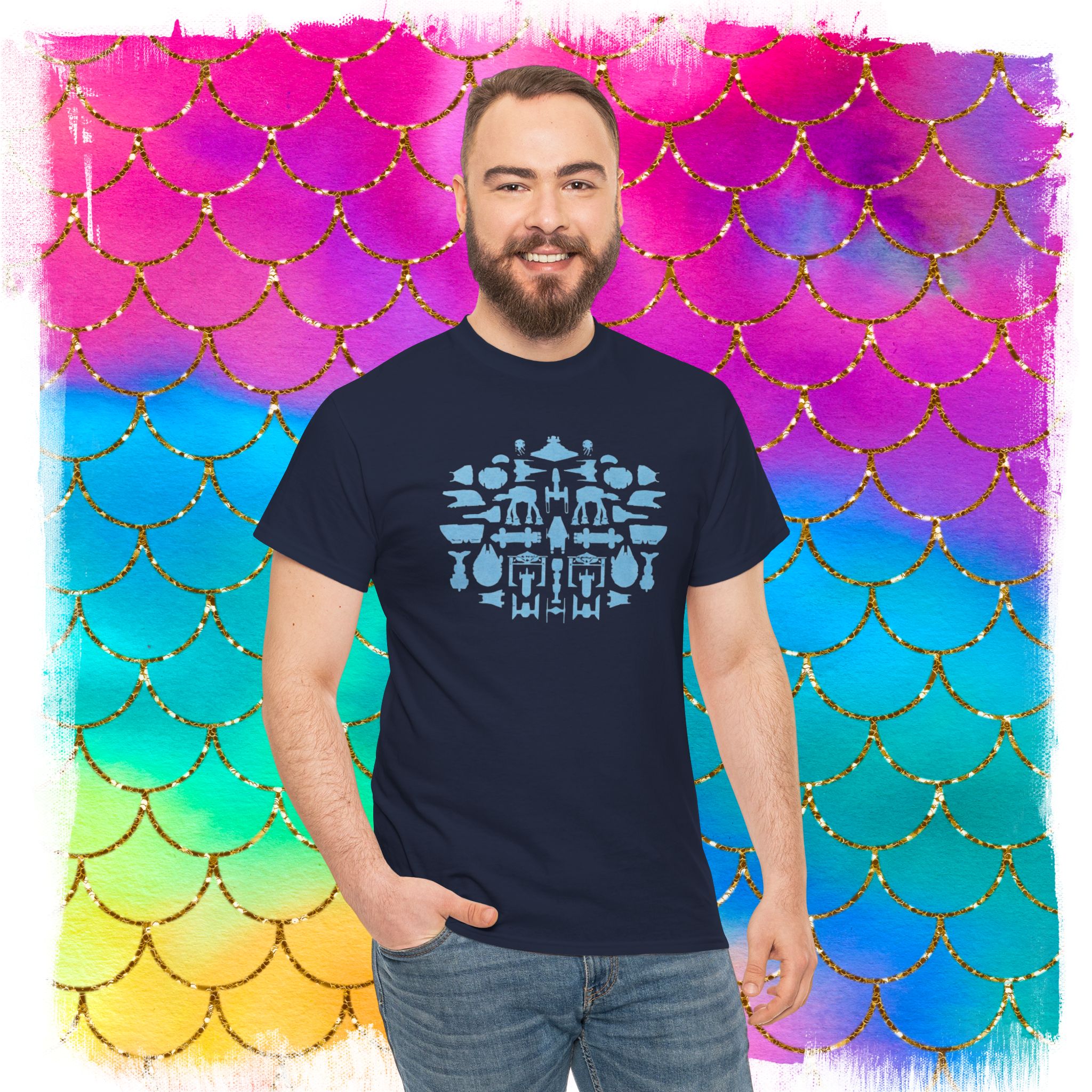 Sheldon Space Robots Silhouettes T-Shirt