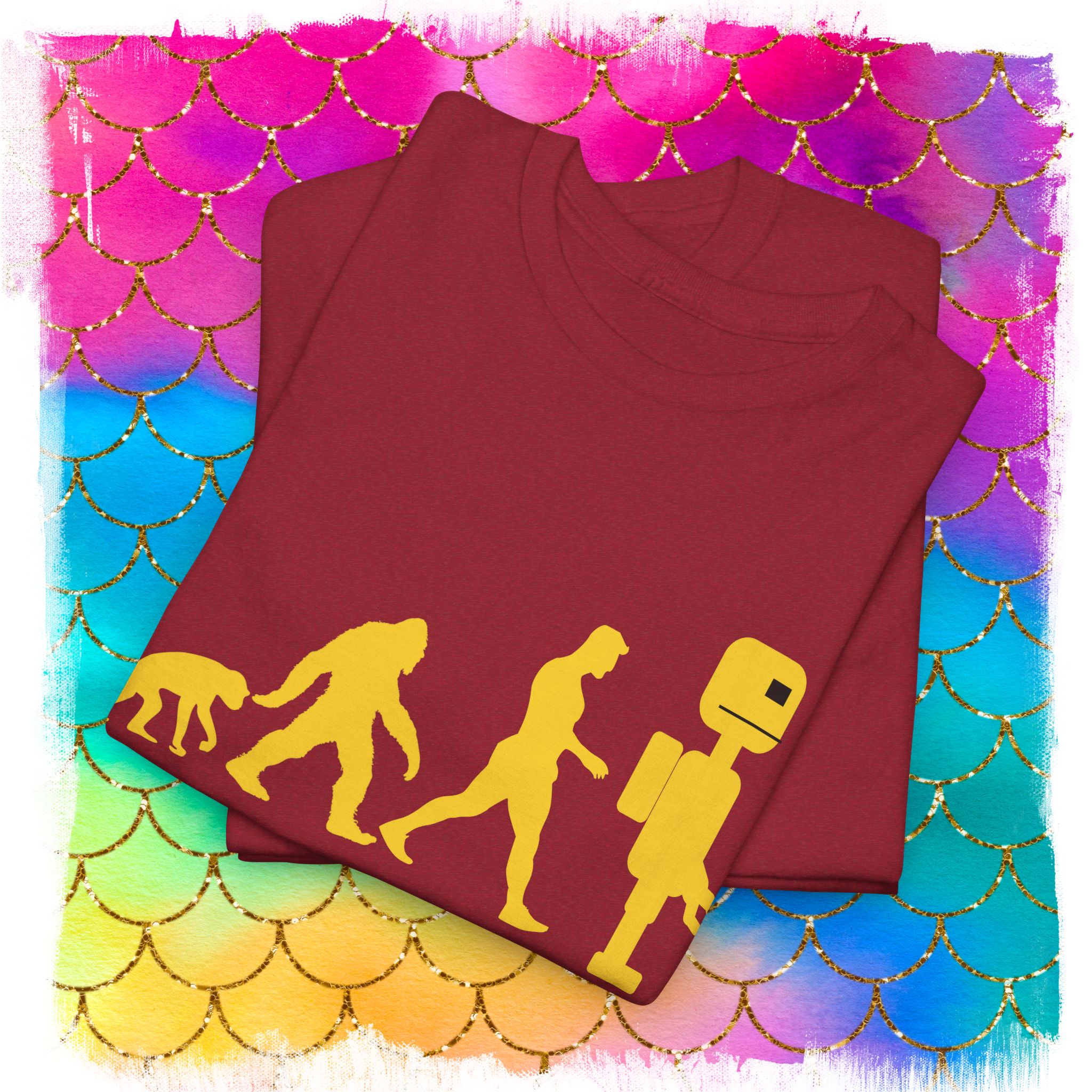 Sheldon Robot Evolution T-Shirt, The March of Progress - Image 13