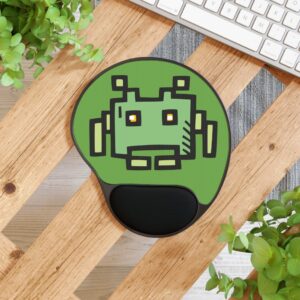 Sheldon Spaceman Invader Mouse Pad with Wrist Rest