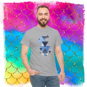 Sheldon Geometric Triangles T-Shirt — “The Fetal Kick Catalyst” BB Fan Gift Tee