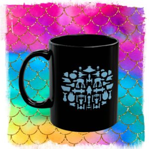 Sheldon Space Robots Silhouettes Mugs