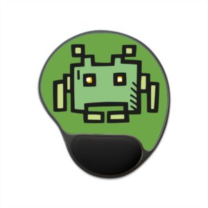 Sheldon Spaceman Invader Mouse Pad with Wrist Rest