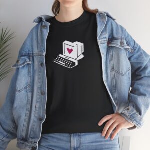 Sheldon 8-Bit Computer Heart T-Shirt: BB Fans Gift