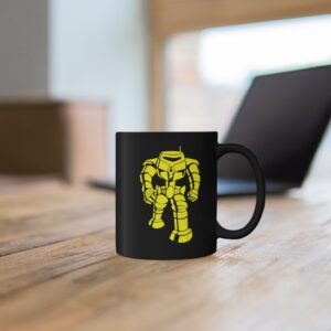 Sheldon Man-Bot Black Coffee Mugs 11oz 15oz