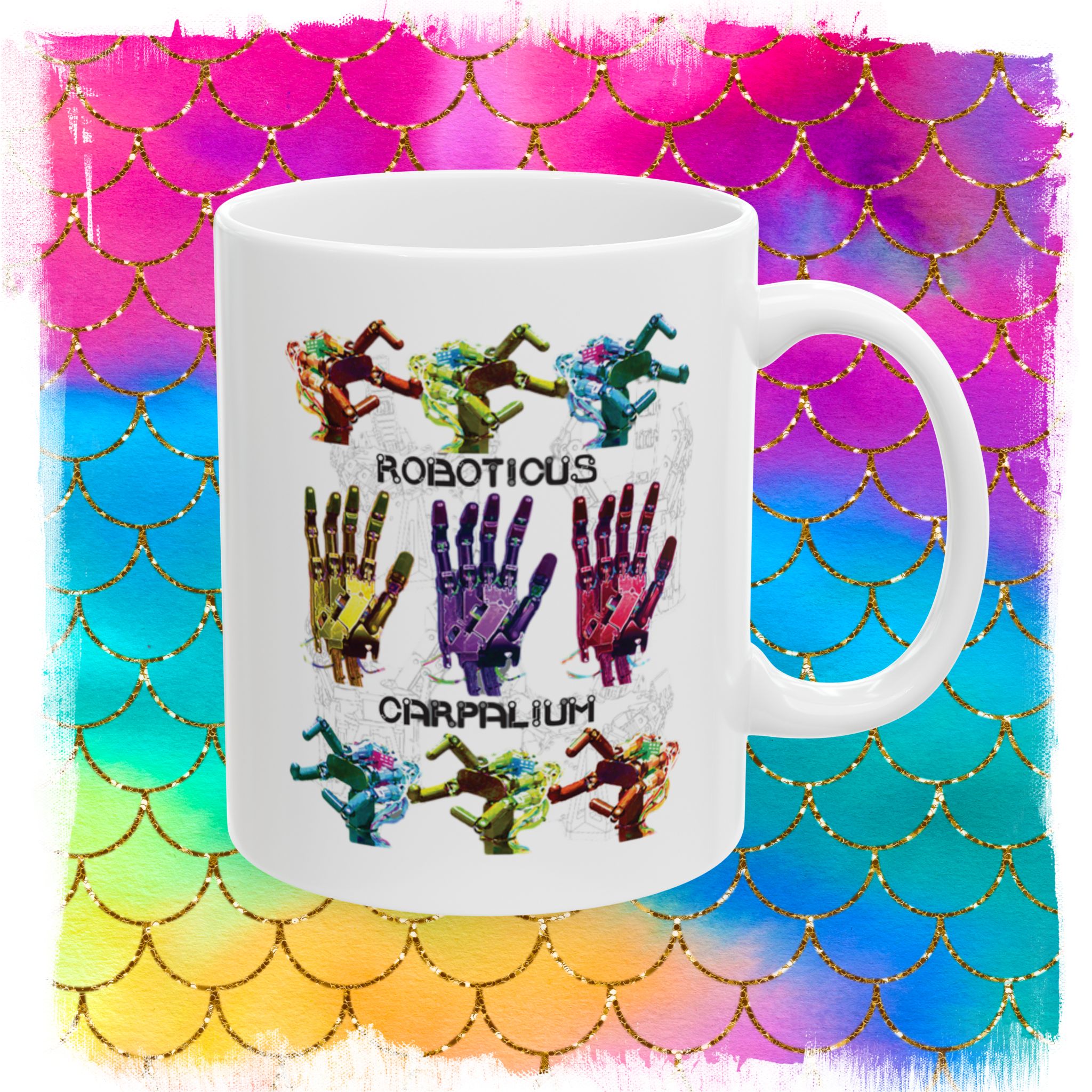 Sheldon Roboticus Carpalium 11 oz and 15 oz Mugs - Image 3