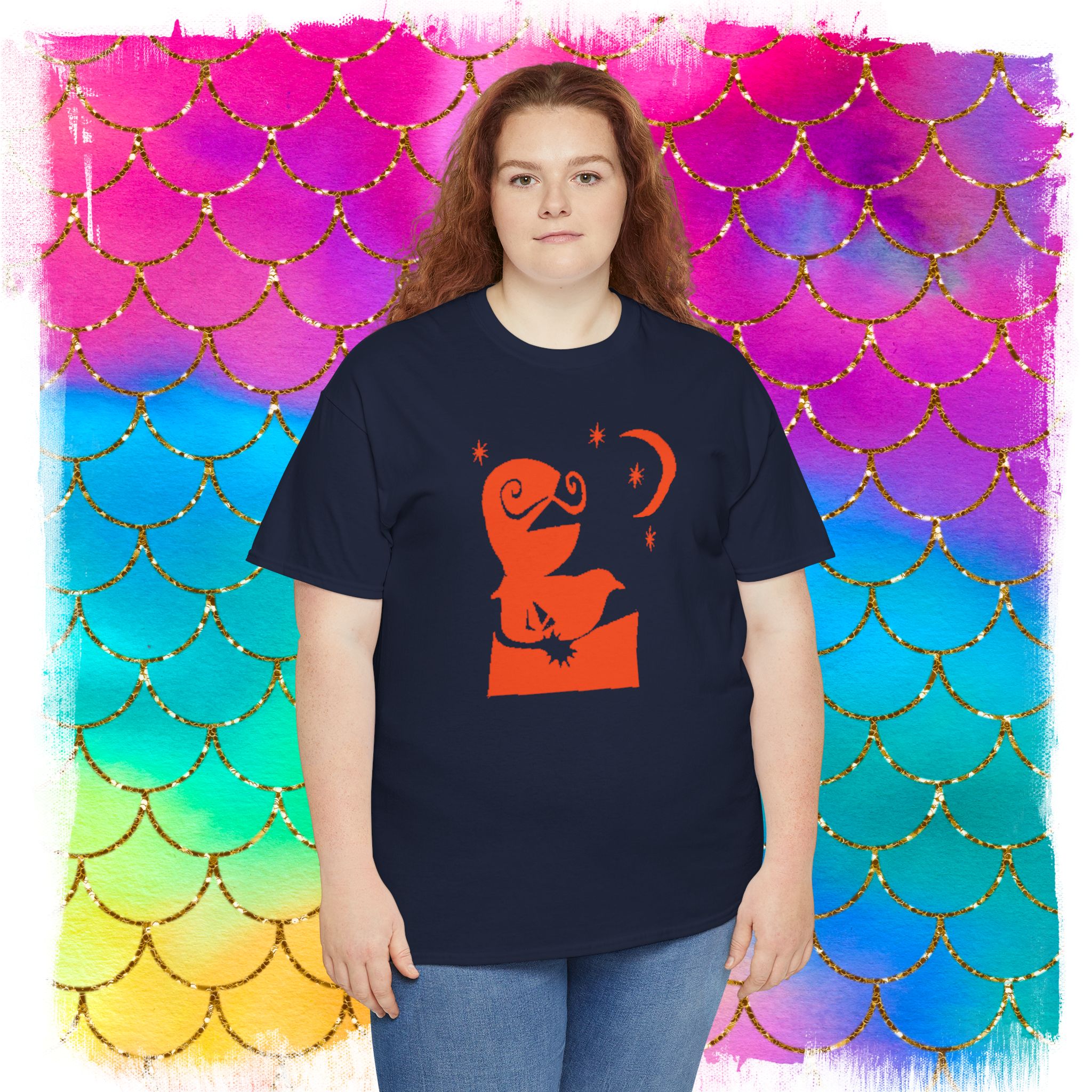 Sheldon "Good Night" Tee — Luminous Fish Graphic T-Shirt - Image 10
