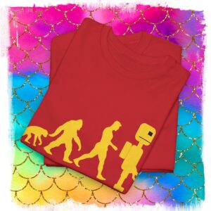 Sheldon Robot Evolution T-Shirt, The March of Progress