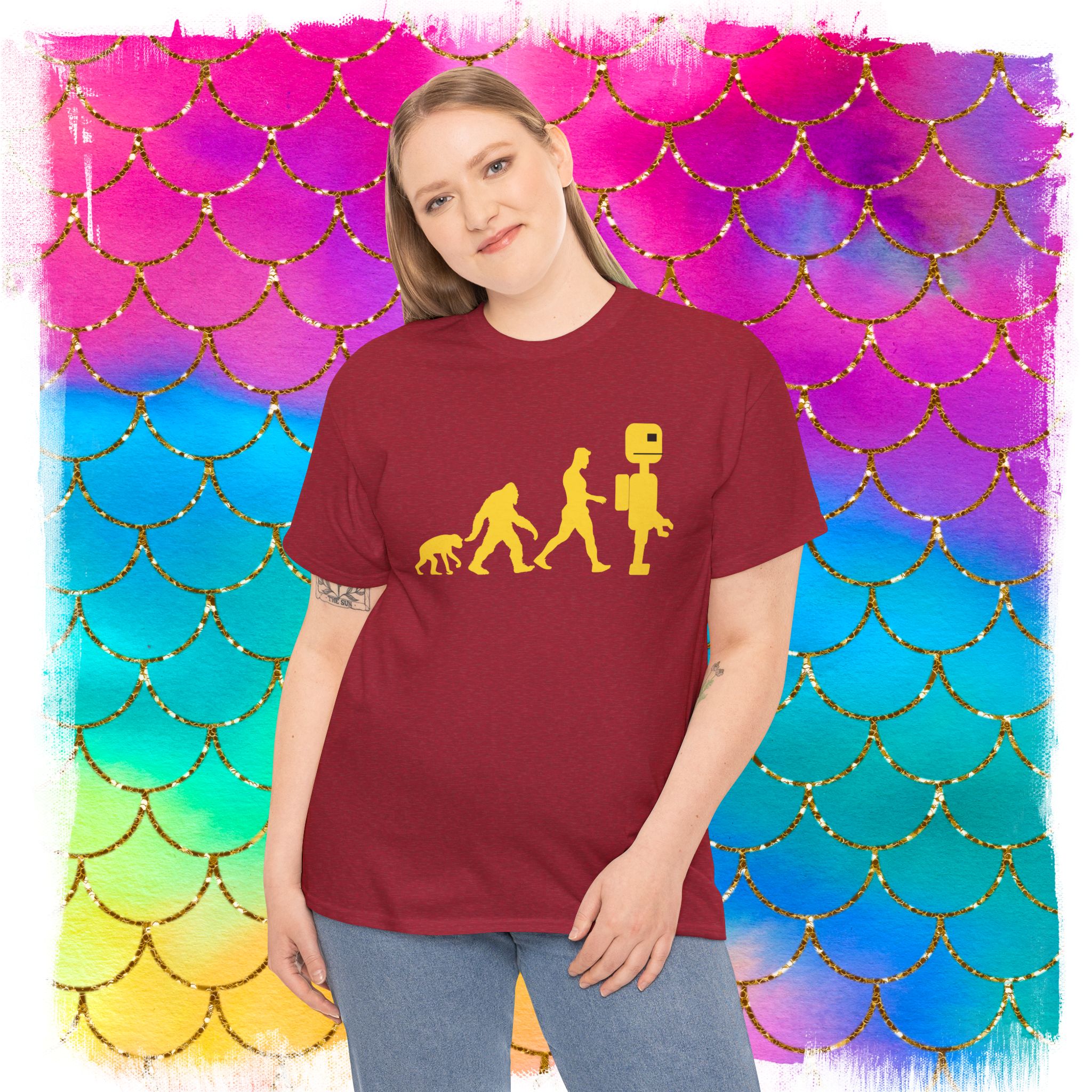 Sheldon Robot Evolution T-Shirt, The March of Progress - Image 12