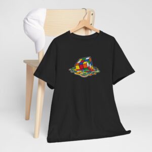 Sheldon Rubics Cube Melting T-Shirt — BB Fan Gift Tee