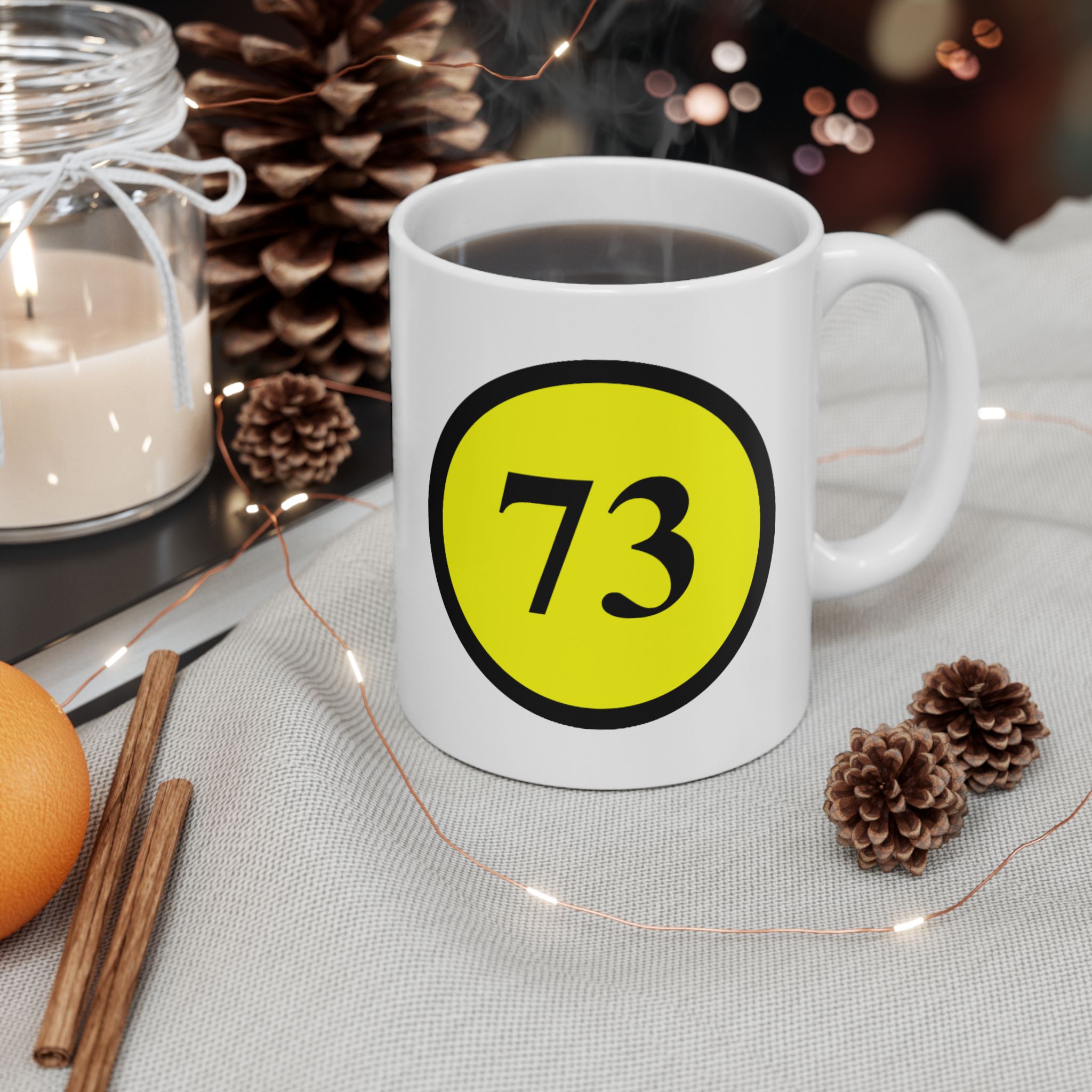 Sheldon 73 Best Number Hot Beverage Mugs - Image 9