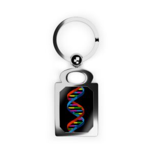Sheldon DNA Rectangle Photo Keyring