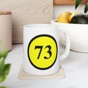 Sheldon 73 Best Number Hot Beverage Mugs