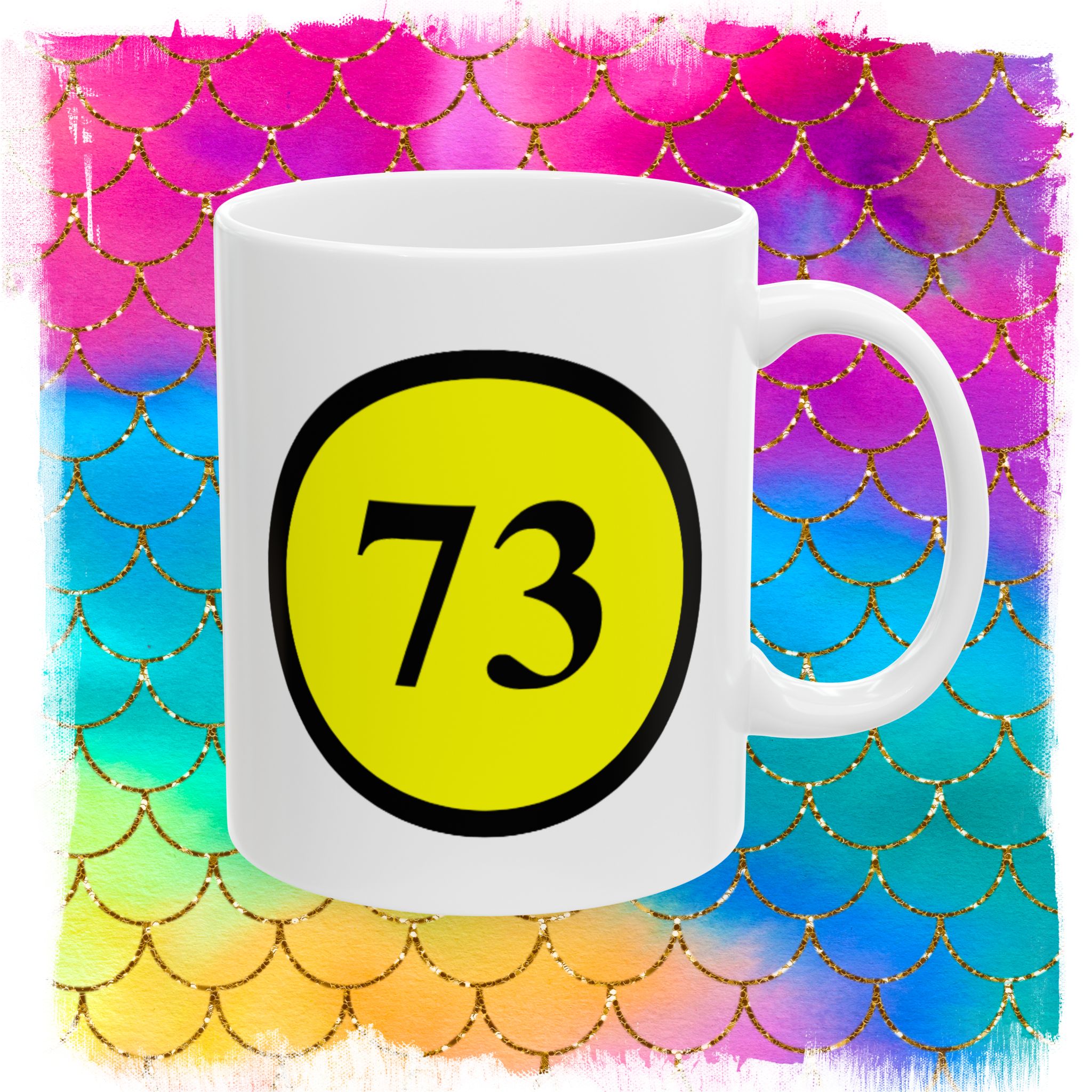 Sheldon 73 Best Number Hot Beverage Mugs - Image 3