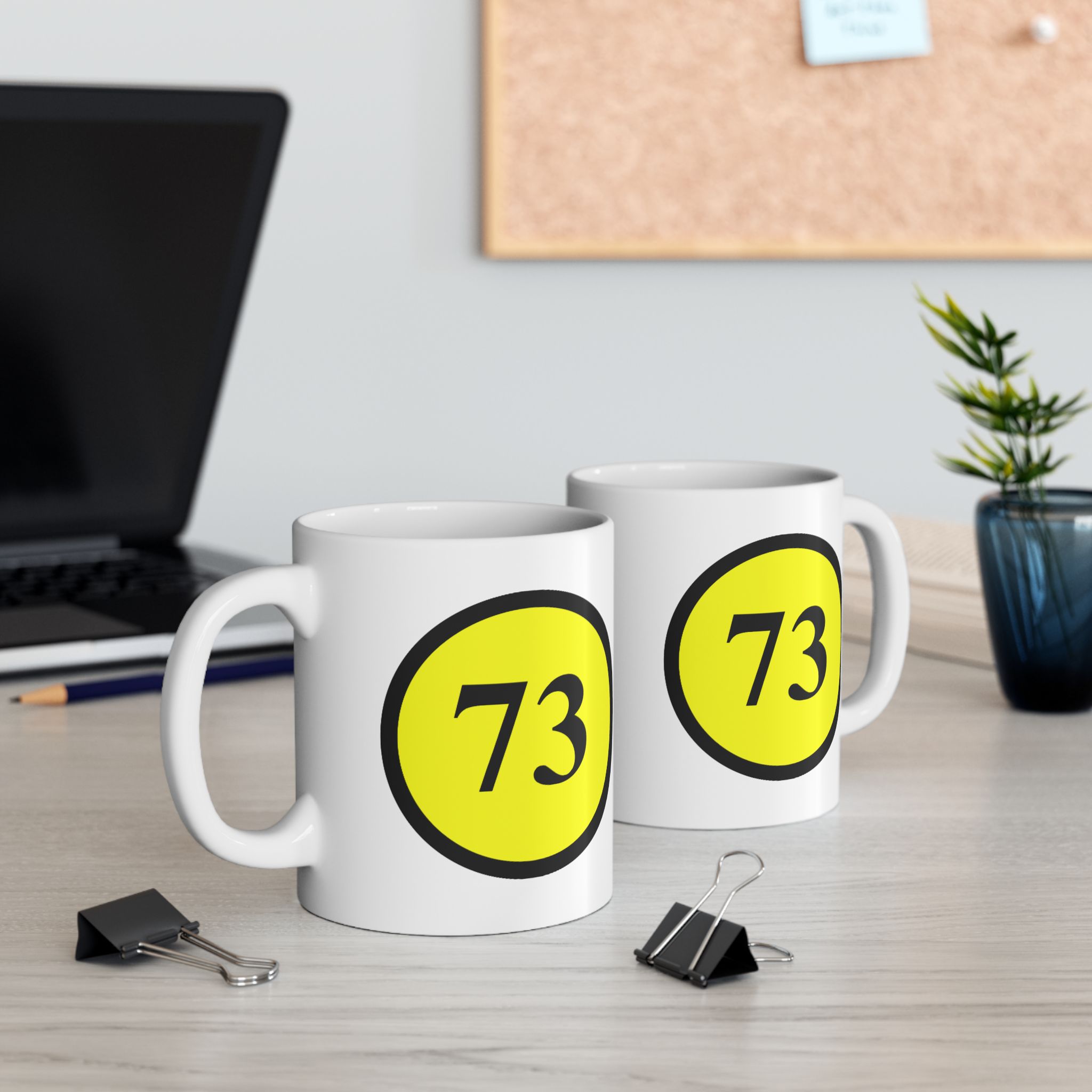 Sheldon 73 Best Number Hot Beverage Mugs - Image 4