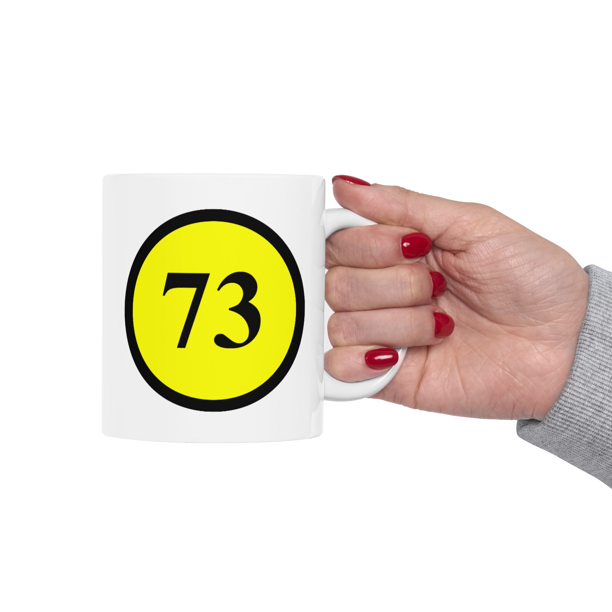 Sheldon 73 Best Number Hot Beverage Mugs - Image 8